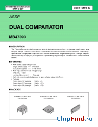 Datasheet MB47393P manufacturer Fujitsu