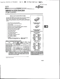 Datasheet MB6021A-P manufacturer Fujitsu