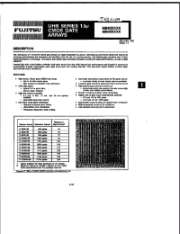 Datasheet MB606xxx manufacturer Fujitsu