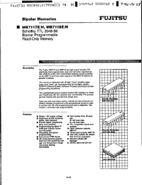 Datasheet MB7117H manufacturer Fujitsu