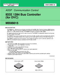 Datasheet MB86615 manufacturer Fujitsu