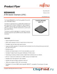 Datasheet MB86680B manufacturer Fujitsu