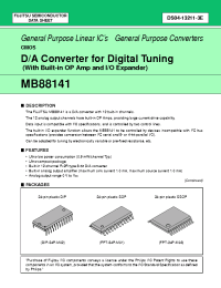 Datasheet MB88141PF manufacturer Fujitsu