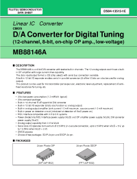 Datasheet MB88146AP manufacturer Fujitsu