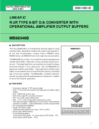 Datasheet MB88346B manufacturer Fujitsu