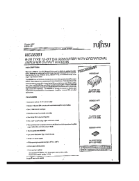 Datasheet MB88351-P manufacturer Fujitsu