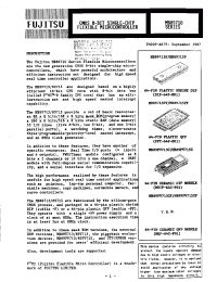 Datasheet MB89PV713 manufacturer Fujitsu