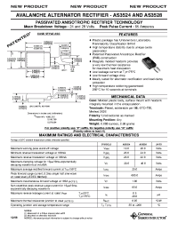 Datasheet AS3528 manufacturer General Semiconductor