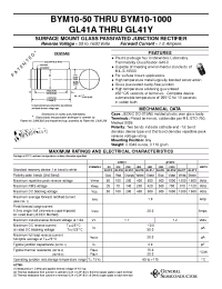 Datasheet BYM10-200 manufacturer General Semiconductor
