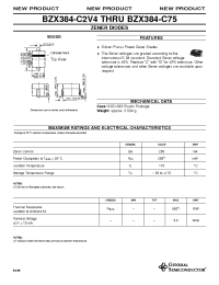 Datasheet BZX384-B30 manufacturer General Semiconductor