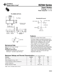 Datasheet BZX84 manufacturer General Semiconductor
