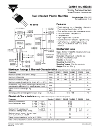 Datasheet GI2401...GI2404 manufacturer General Semiconductor