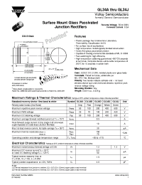 Datasheet GL34A...GL34J manufacturer General Semiconductor