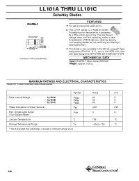 Datasheet LL101A manufacturer General Semiconductor