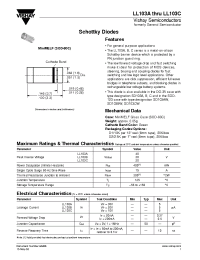 Datasheet LL103A...LL103C manufacturer General Semiconductor