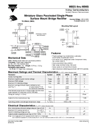 Datasheet MB2S...MB6S manufacturer General Semiconductor