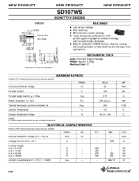 Datasheet SD107 manufacturer General Semiconductor
