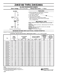 Datasheet Z4KE160A manufacturer General Semiconductor
