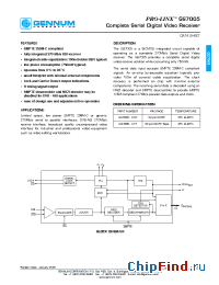 Datasheet GS7005 manufacturer Gennum
