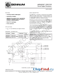 Datasheet GS90015BCPJE3 manufacturer Gennum