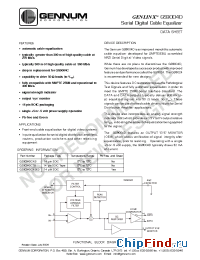 Datasheet GS9004DCKB manufacturer Gennum
