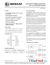 Datasheet GS9009-CKB manufacturer Gennum