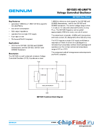 Datasheet GS9062 manufacturer Gennum