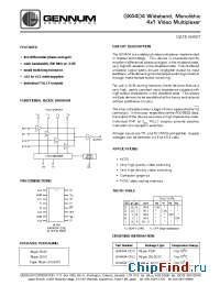 Datasheet GX4404-CKD manufacturer Gennum