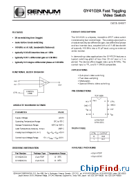 Datasheet GY4102A manufacturer Gennum