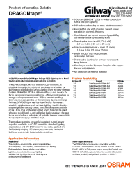 Datasheet GTL-OS-70100 manufacturer Gilway
