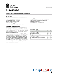 Datasheet GLT44032-E manufacturer G-Link