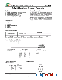 Datasheet G901 manufacturer GMT