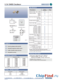 Datasheet GXO-5331 manufacturer Golledge
