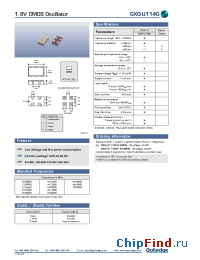 Datasheet GXO-U114G manufacturer Golledge