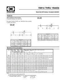 Datasheet 1N4153 manufacturer GOOD-ARK