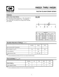Datasheet 1N5221 manufacturer GOOD-ARK