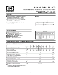 Datasheet RL103G manufacturer GOOD-ARK