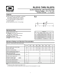 Datasheet RL256G manufacturer GOOD-ARK