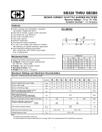 Datasheet SB340 manufacturer GOOD-ARK