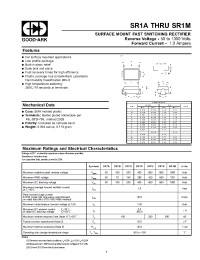 Datasheet SR1B manufacturer GOOD-ARK