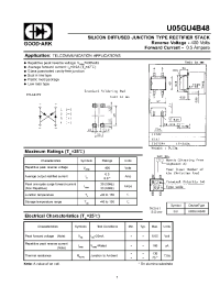 Datasheet U05GU4B48 manufacturer GOOD-ARK