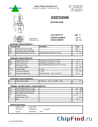 Datasheet GSD32008-10 manufacturer Green Power