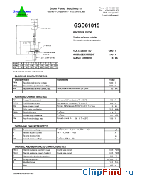 Datasheet GSD61015 manufacturer Green Power
