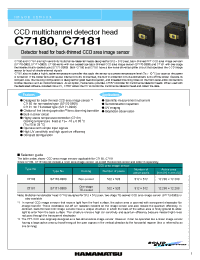 Datasheet C7181 manufacturer Hamamatsu