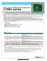 Datasheet C7884 manufacturer Hamamatsu