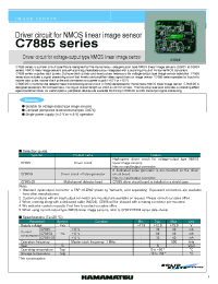 Datasheet C7885G manufacturer Hamamatsu