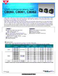Datasheet C8062 manufacturer Hamamatsu