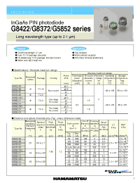 Datasheet G5852-103 manufacturer Hamamatsu