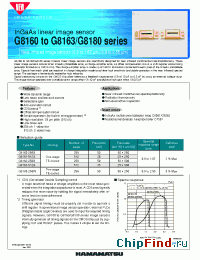 Datasheet G8162-256S manufacturer Hamamatsu