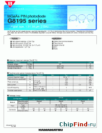 Datasheet G8195-12 manufacturer Hamamatsu